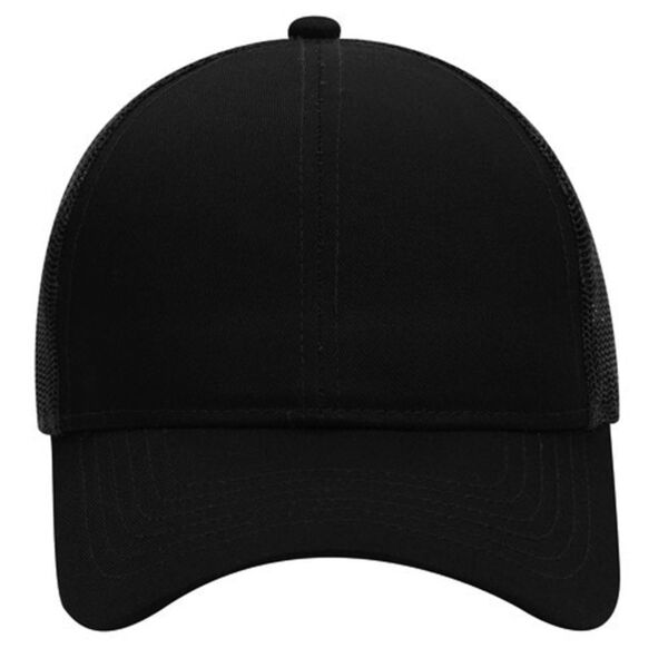 OTTO CAP 6 Panel Mid Profile Mesh Back Trucker Hat Thumbnail