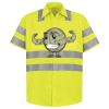 High Visibility Safety Short Sleeve Work Shirt Thumbnail