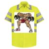 High Visibility Safety Short Sleeve Work Shirt Thumbnail