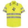 High Visibility Safety Short Sleeve Work Shirt Thumbnail