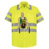 High Visibility Safety Short Sleeve Work Shirt Thumbnail