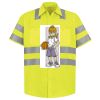 High Visibility Safety Short Sleeve Work Shirt Thumbnail