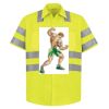 High Visibility Safety Short Sleeve Work Shirt Thumbnail