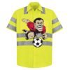 High Visibility Safety Short Sleeve Work Shirt Thumbnail