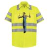 High Visibility Safety Short Sleeve Work Shirt Thumbnail