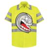 High Visibility Safety Short Sleeve Work Shirt Thumbnail