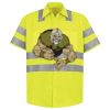 High Visibility Safety Short Sleeve Work Shirt Thumbnail