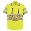 High Visibility Safety Short Sleeve Work Shirt Thumbnail