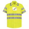 High Visibility Safety Short Sleeve Work Shirt Thumbnail