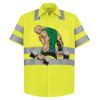 High Visibility Safety Short Sleeve Work Shirt Thumbnail