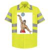 High Visibility Safety Short Sleeve Work Shirt Thumbnail