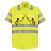 High Visibility Safety Short Sleeve Work Shirt Thumbnail