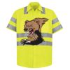 High Visibility Safety Short Sleeve Work Shirt Thumbnail