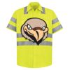 High Visibility Safety Short Sleeve Work Shirt Thumbnail