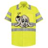 High Visibility Safety Short Sleeve Work Shirt Thumbnail