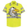 High Visibility Safety Short Sleeve Work Shirt Thumbnail