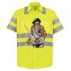 High Visibility Safety Short Sleeve Work Shirt Thumbnail