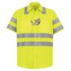 High Visibility Safety Short Sleeve Work Shirt Thumbnail