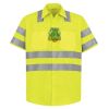 High Visibility Safety Short Sleeve Work Shirt Thumbnail