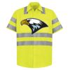 High Visibility Safety Short Sleeve Work Shirt Thumbnail