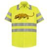 High Visibility Safety Short Sleeve Work Shirt Thumbnail