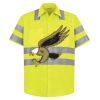 High Visibility Safety Short Sleeve Work Shirt Thumbnail