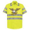 High Visibility Safety Short Sleeve Work Shirt Thumbnail