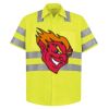 High Visibility Safety Short Sleeve Work Shirt Thumbnail