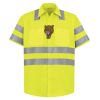 High Visibility Safety Short Sleeve Work Shirt Thumbnail