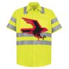 High Visibility Safety Short Sleeve Work Shirt Thumbnail