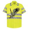 High Visibility Safety Short Sleeve Work Shirt Thumbnail