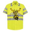 High Visibility Safety Short Sleeve Work Shirt Thumbnail