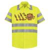 High Visibility Safety Short Sleeve Work Shirt Thumbnail