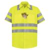 High Visibility Safety Short Sleeve Work Shirt Thumbnail