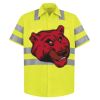 High Visibility Safety Short Sleeve Work Shirt Thumbnail