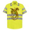 High Visibility Safety Short Sleeve Work Shirt Thumbnail