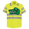 High Visibility Safety Short Sleeve Work Shirt Thumbnail