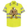 High Visibility Safety Short Sleeve Work Shirt Thumbnail