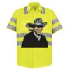 High Visibility Safety Short Sleeve Work Shirt Thumbnail