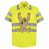 High Visibility Safety Short Sleeve Work Shirt Thumbnail