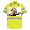 High Visibility Safety Short Sleeve Work Shirt Thumbnail