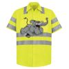 High Visibility Safety Short Sleeve Work Shirt Thumbnail