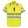 High Visibility Safety Short Sleeve Work Shirt Thumbnail