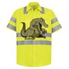 High Visibility Safety Short Sleeve Work Shirt Thumbnail