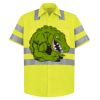 High Visibility Safety Short Sleeve Work Shirt Thumbnail