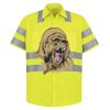 High Visibility Safety Short Sleeve Work Shirt Thumbnail