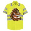 High Visibility Safety Short Sleeve Work Shirt Thumbnail