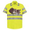 High Visibility Safety Short Sleeve Work Shirt Thumbnail