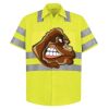 High Visibility Safety Short Sleeve Work Shirt Thumbnail