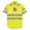 High Visibility Safety Short Sleeve Work Shirt Thumbnail